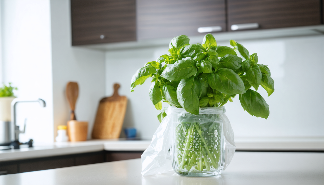 découvrez l'astuce incontournable pour garder votre basilic frais pendant des semaines. suivez nos conseils simples et efficaces pour conserver toute la saveur et la fraîcheur de votre basilic plus longtemps.