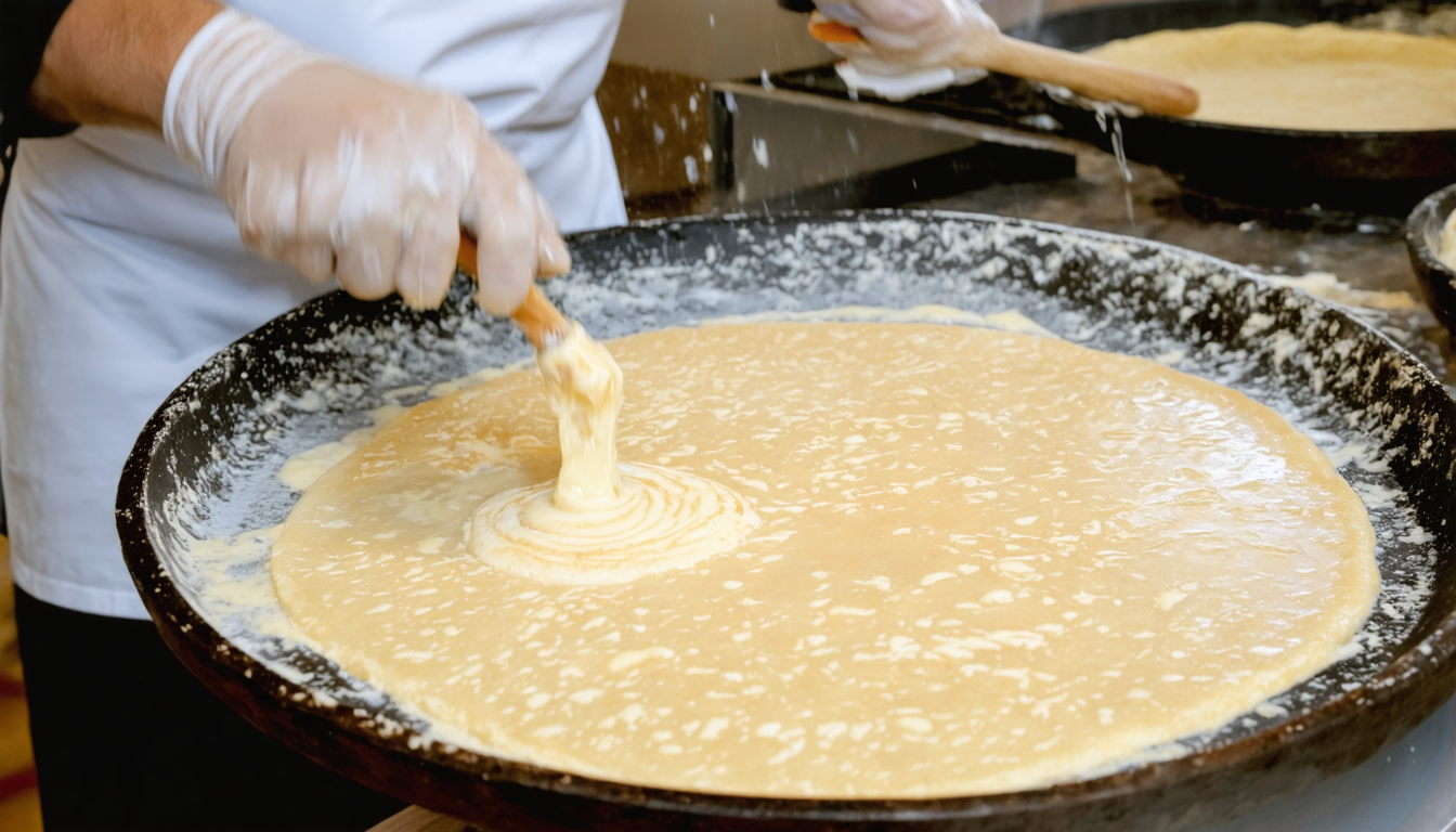découvrez l'erreur capitale que tout le monde fait en préparant la pâte à crêpes bretonne à pont-aven et apprenez à la réussir parfaitement comme un vrai crêpier.