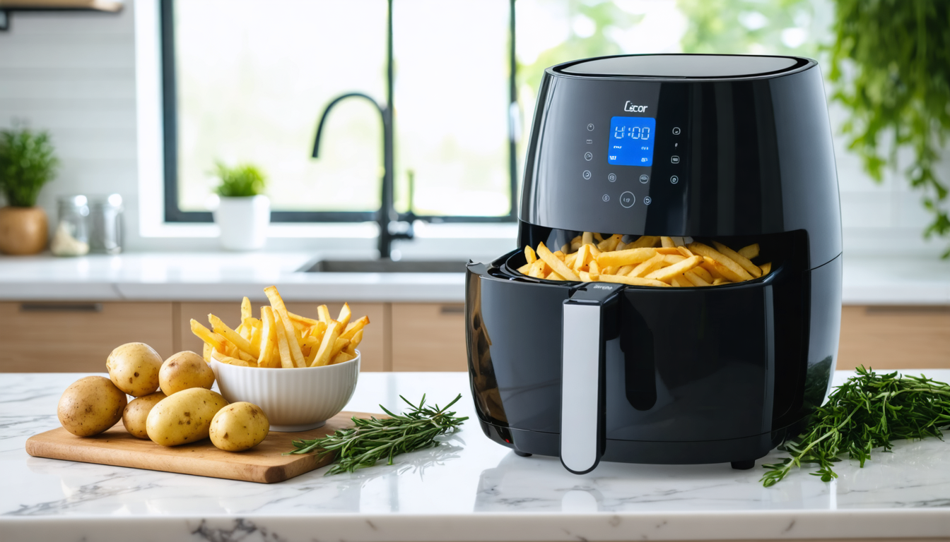 découvrez la friteuse sans huile lacor ecofry 1500 w, idéale pour une cuisson saine et savoureuse. profitez de repas croustillants avec moins de matières grasses et un maximum de goût.