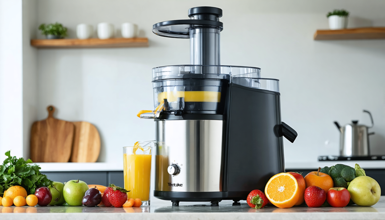 découvrez l'extracteur de jus 15l en acier inoxydable tectake, alliant performance exceptionnelle et durabilité pour des jus frais et sains au quotidien.