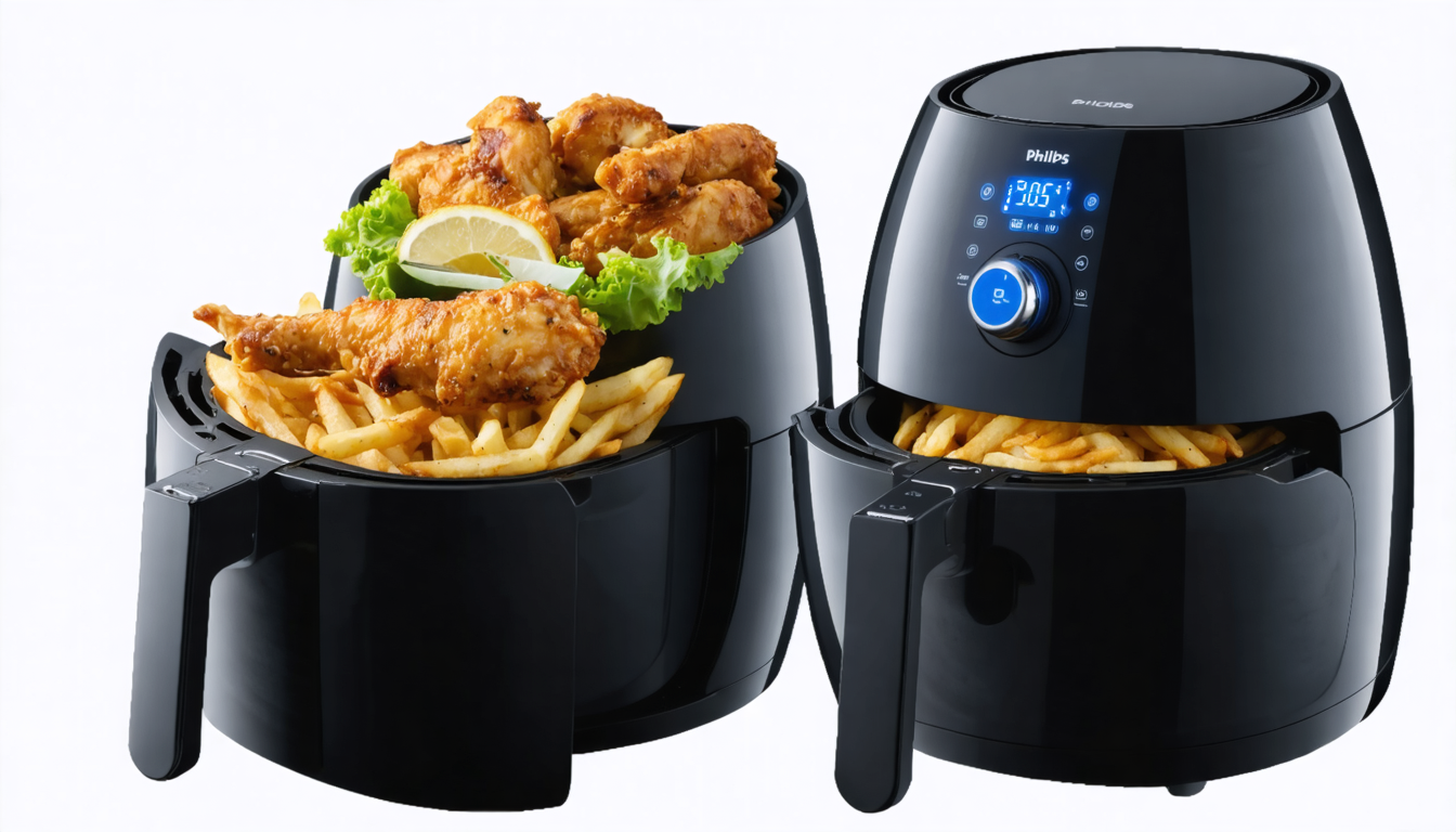 découvrez le philips airfryer série 3000 avec son double panier de 9l et la technologie rapidair pour une cuisson saine, rapide et savoureuse de vos plats préférés.