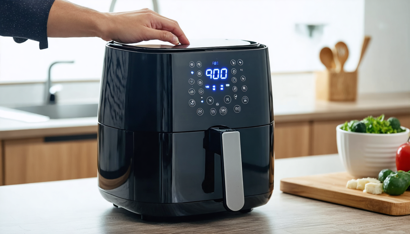découvrez la friteuse à air gourmetmaxx fryup xl avec sa double chambre innovante, pour une cuisson rapide, saine et gourmande de tous vos plats favoris.