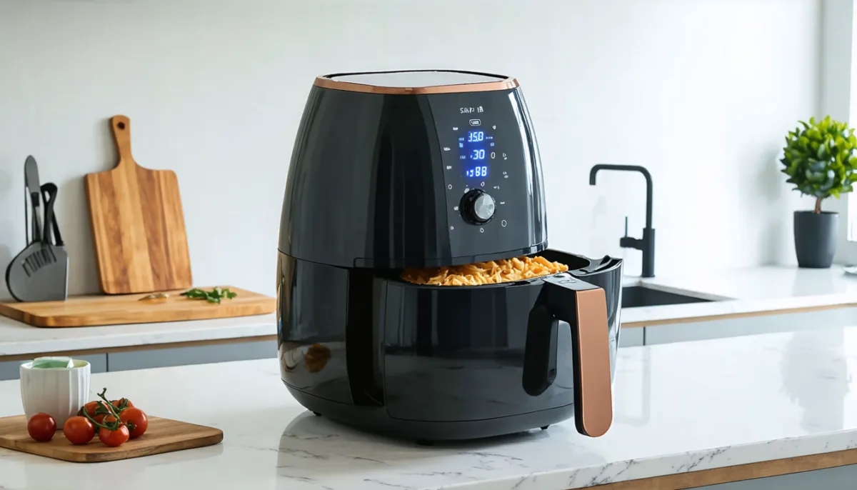découvrez la friteuse à air ninja xl double cuve de 9,5l, alliant puissance et grande capacité pour préparer facilement des repas savoureux et sains pour toute la famille.