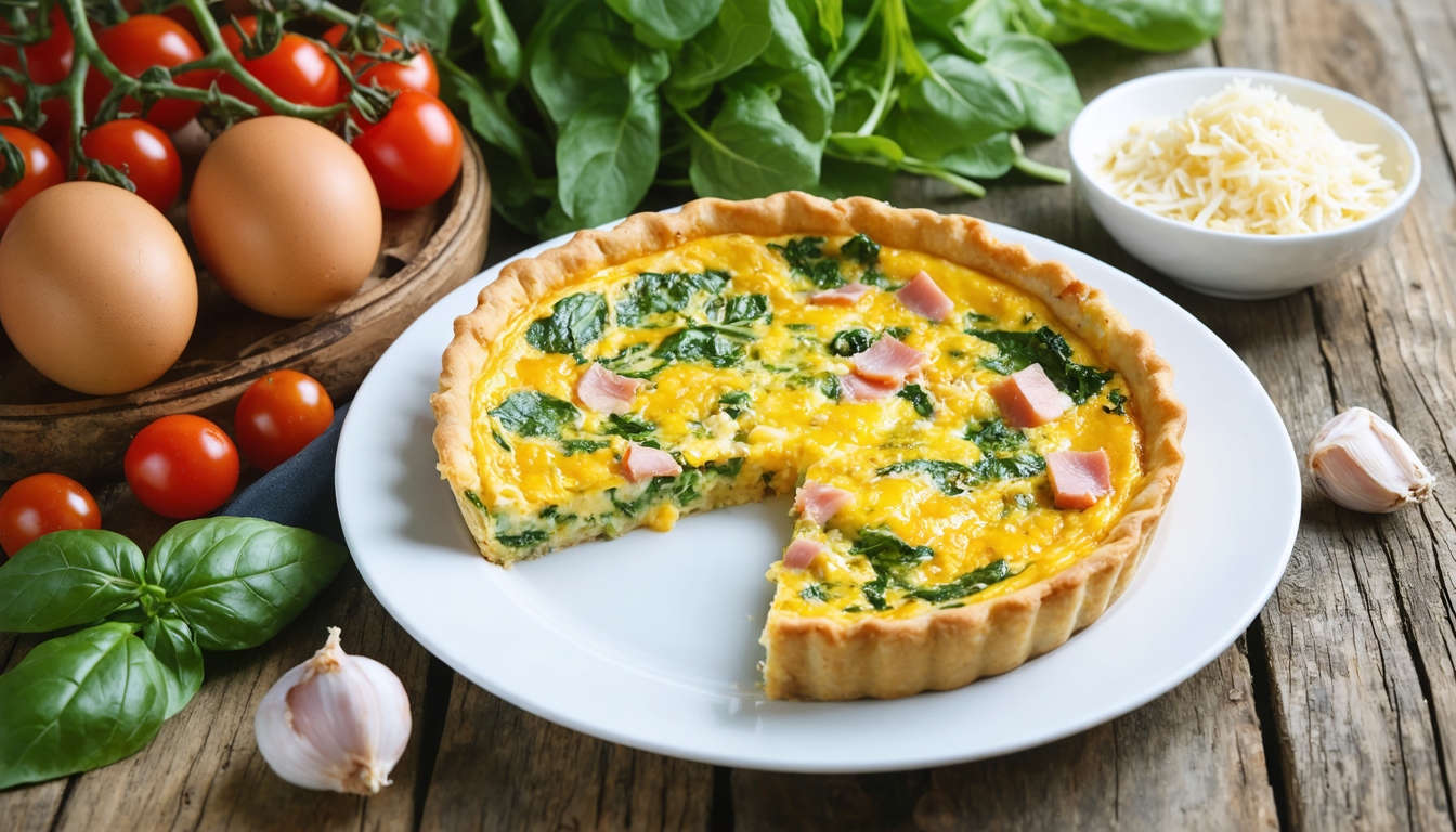découvrez comment préparer une quiche sans pâte, parfaite pour un repas léger et rapide à réaliser. une recette simple et savoureuse à essayer dès maintenant !