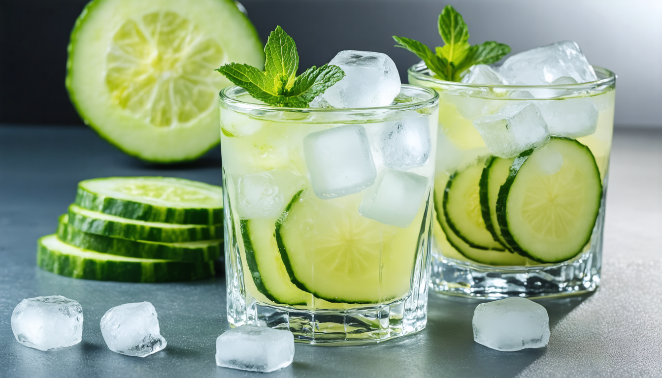 savourez l'été avec notre recette simple et rafraîchissante de gin tonic au concombre, parfaite pour se désaltérer et impressionner vos invités.