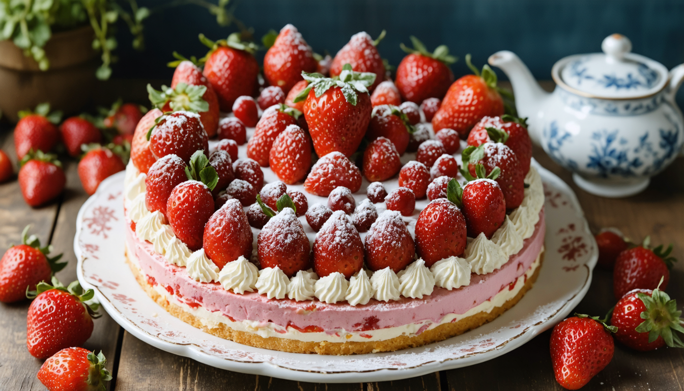 apprenez à préparer un fraisier au mascarpone onctueux et gourmand, parfait pour célébrer le printemps avec une douceur fraîche et irrésistible.