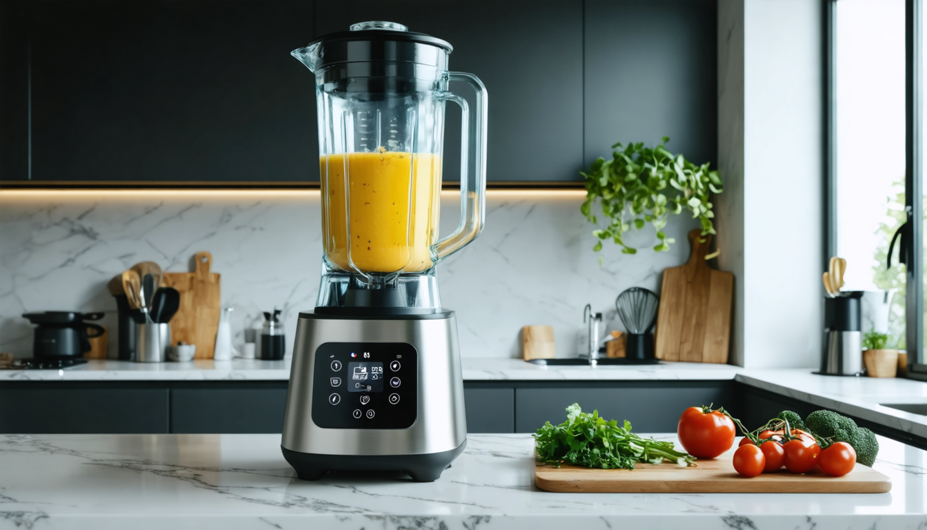 découvrez le blender chauffant senya, votre allié parfait pour préparer facilement des soupes veloutées et des smoothies frais à chaque utilisation.