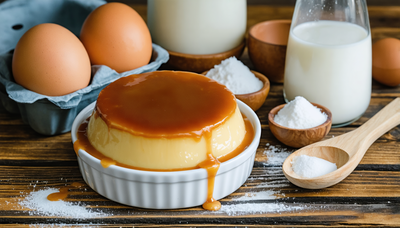découvrez notre recette express de flan délicieux et facile à réaliser avec seulement 3 ingrédients simples. parfait pour un dessert rapide et savoureux !