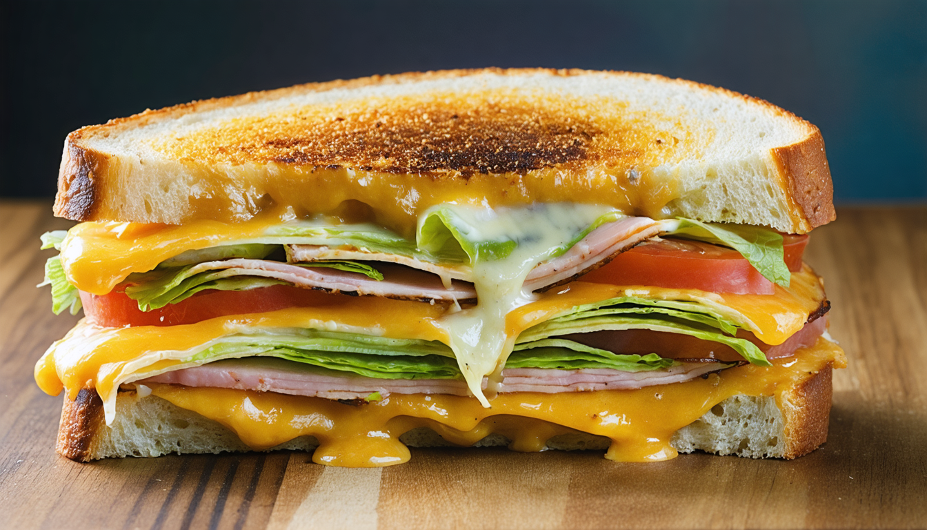 découvrez notre recette savoureuse de club sandwich au fromage à raclette, un délice fromager parfait pour un repas convivial et gourmand.