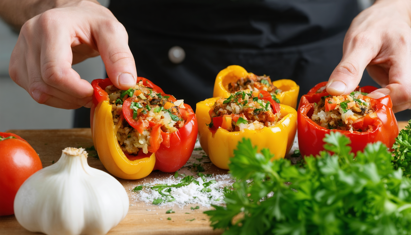 découvrez notre recette inratable de poivrons farcis gourmands, un délice méditerranéen alliant saveurs authentiques et simplicité pour régaler toute la famille.