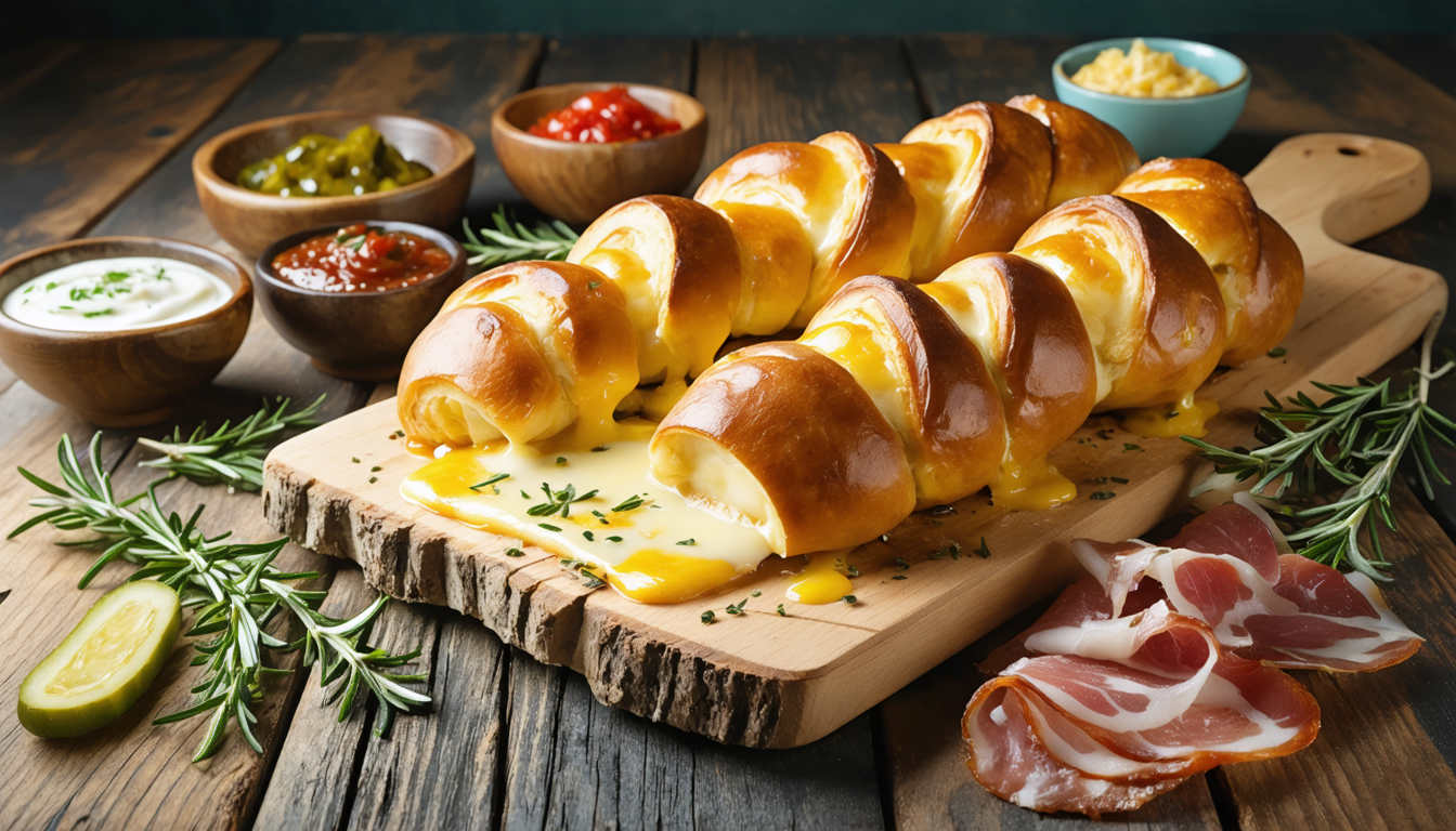 découvrez notre recette facile pour un pain apéritif au fromage à raclette, parfait pour un délice à partager entre amis ou en famille.