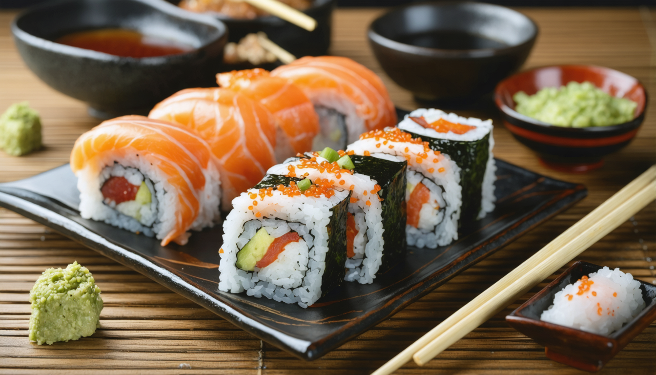 découvrez notre recette facile et savoureuse de délice de makis au saumon et fromage frais, parfaite pour un apéritif ou un repas rapide et gourmand.