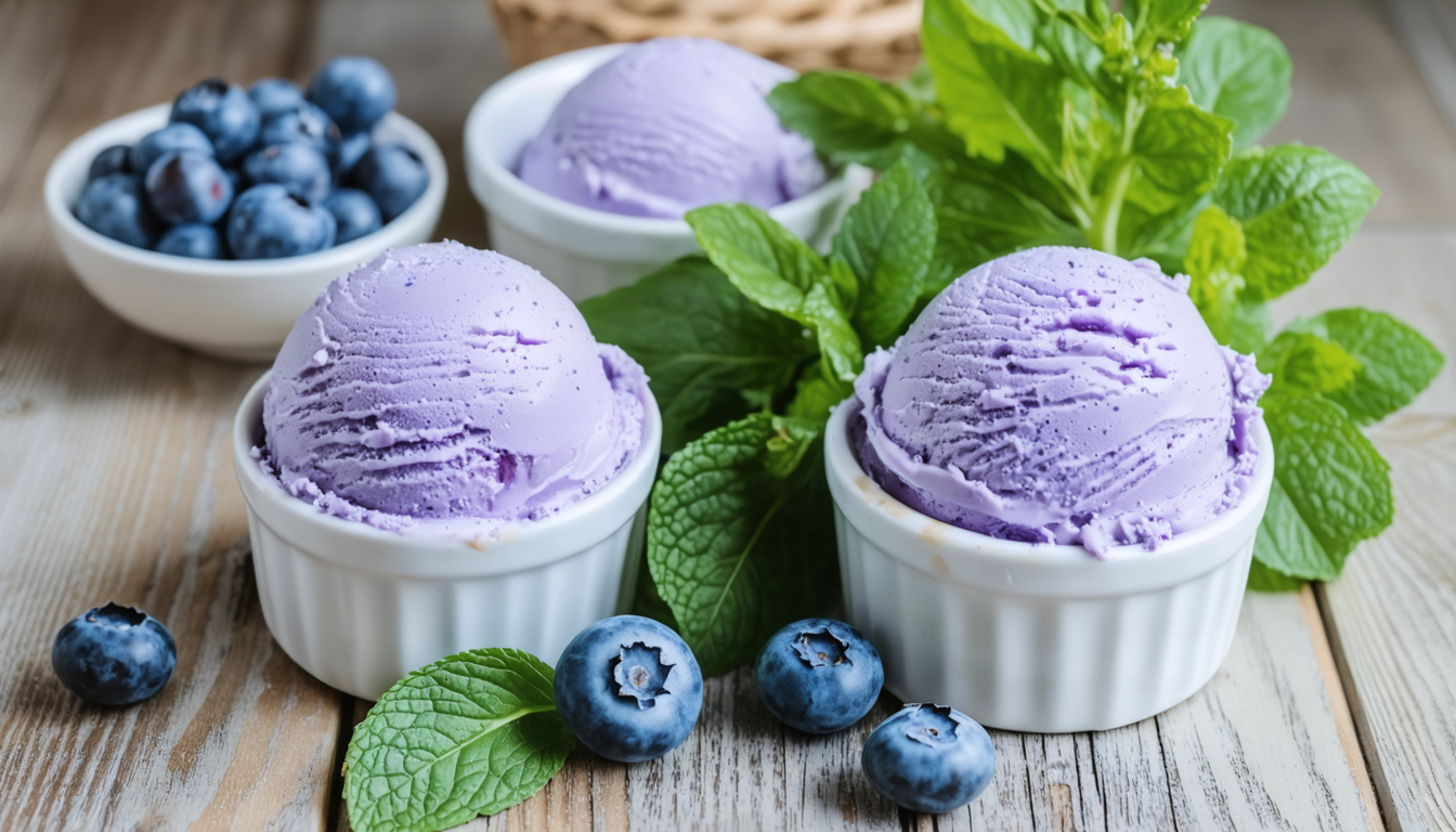 découvrez une recette facile et légère de crème glacée aux myrtilles, parfaite pour savourer un délice estival rafraîchissant et gourmand.
