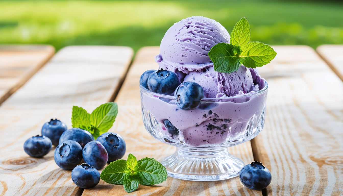 découvrez la recette facile et légère de la crème glacée aux myrtilles, parfaite pour un délice estival rafraîchissant et gourmand.