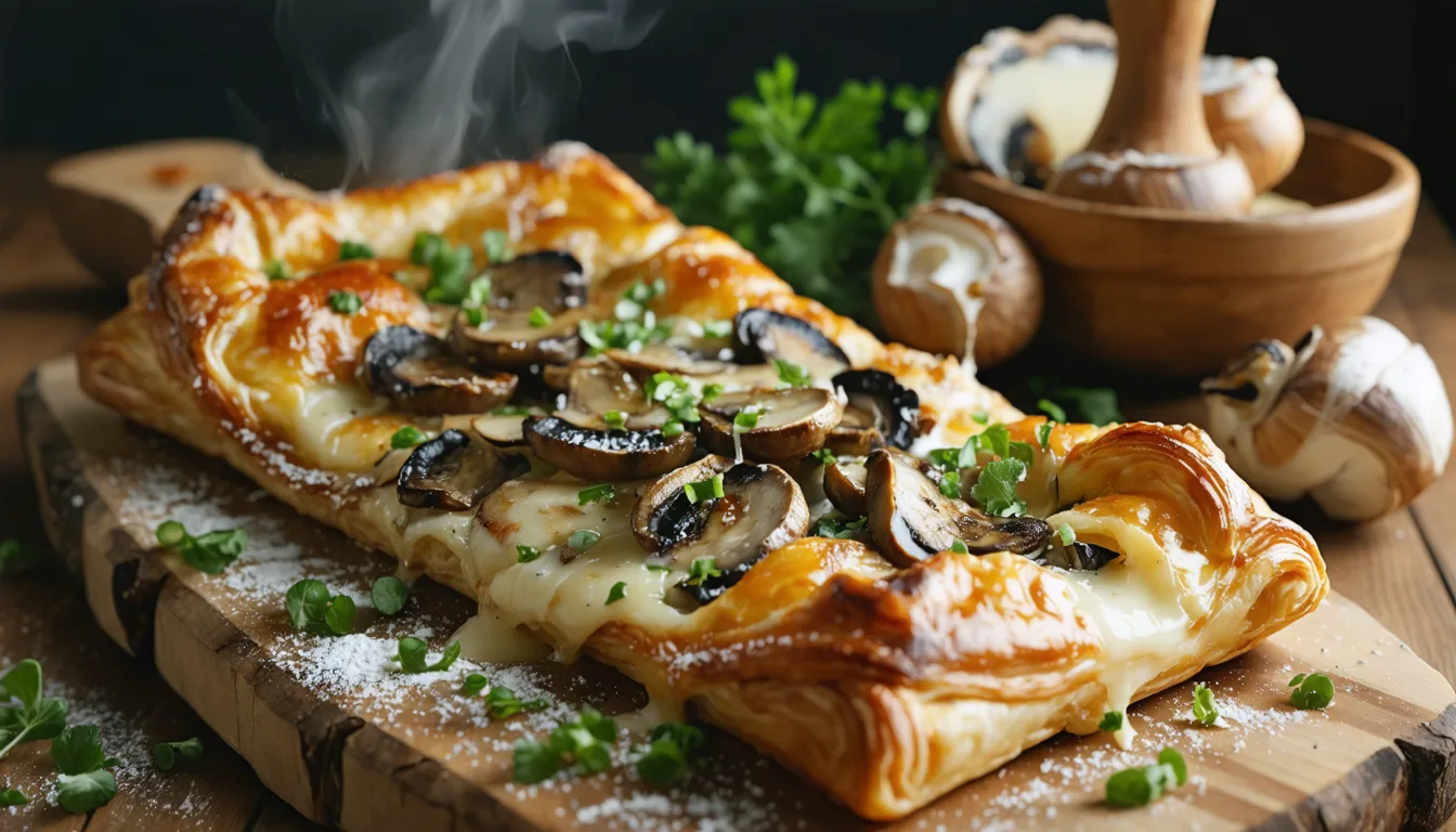 découvrez notre recette gourmande de délice feuilleté aux champignons et fromage à raclette, parfaite pour un repas savoureux et réconfortant à partager.