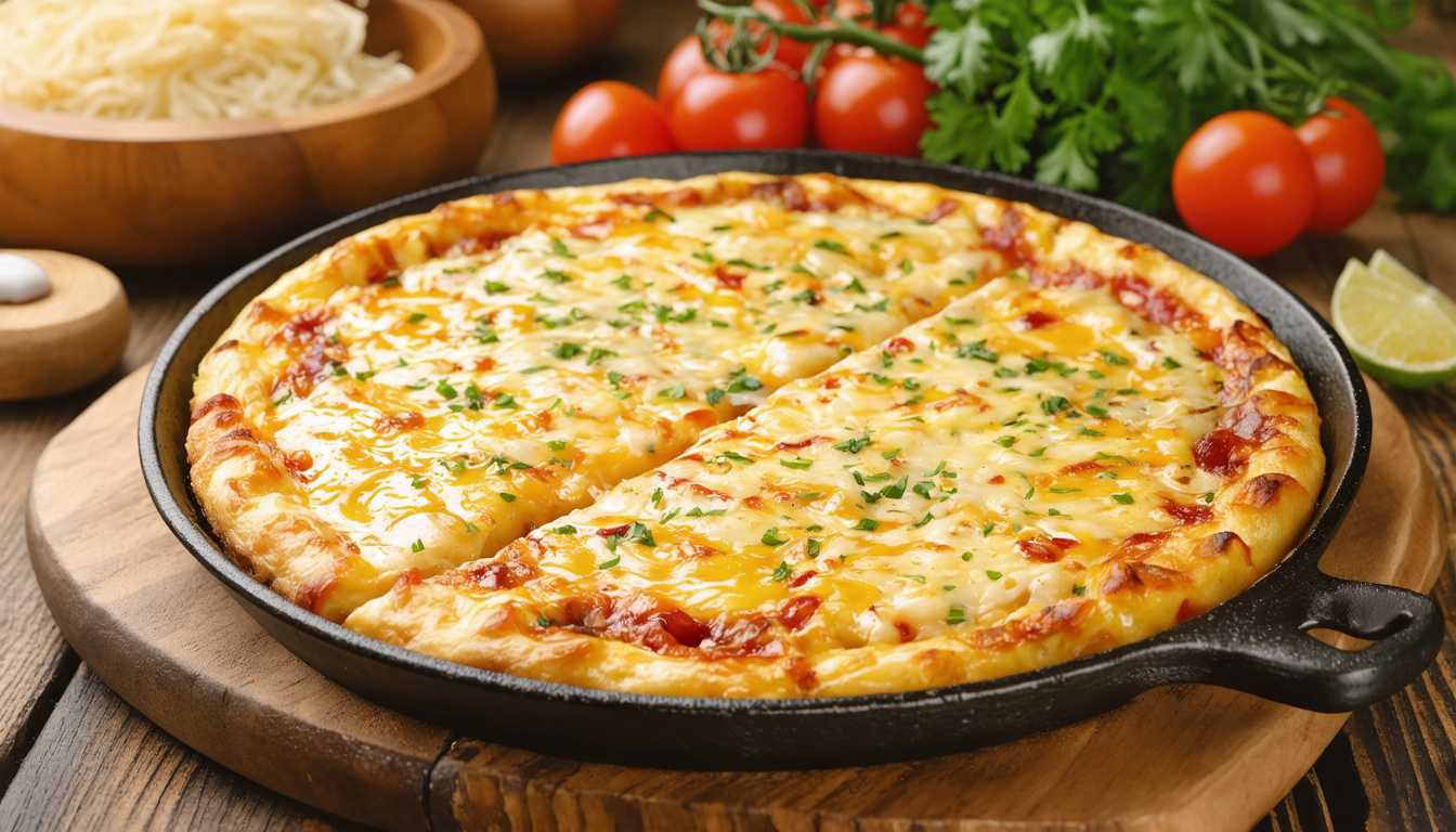 découvrez la recette irrésistible de l'omelette style tortilla au cheddar râpé, un délice fondant facile à préparer pour un repas savoureux et convivial.