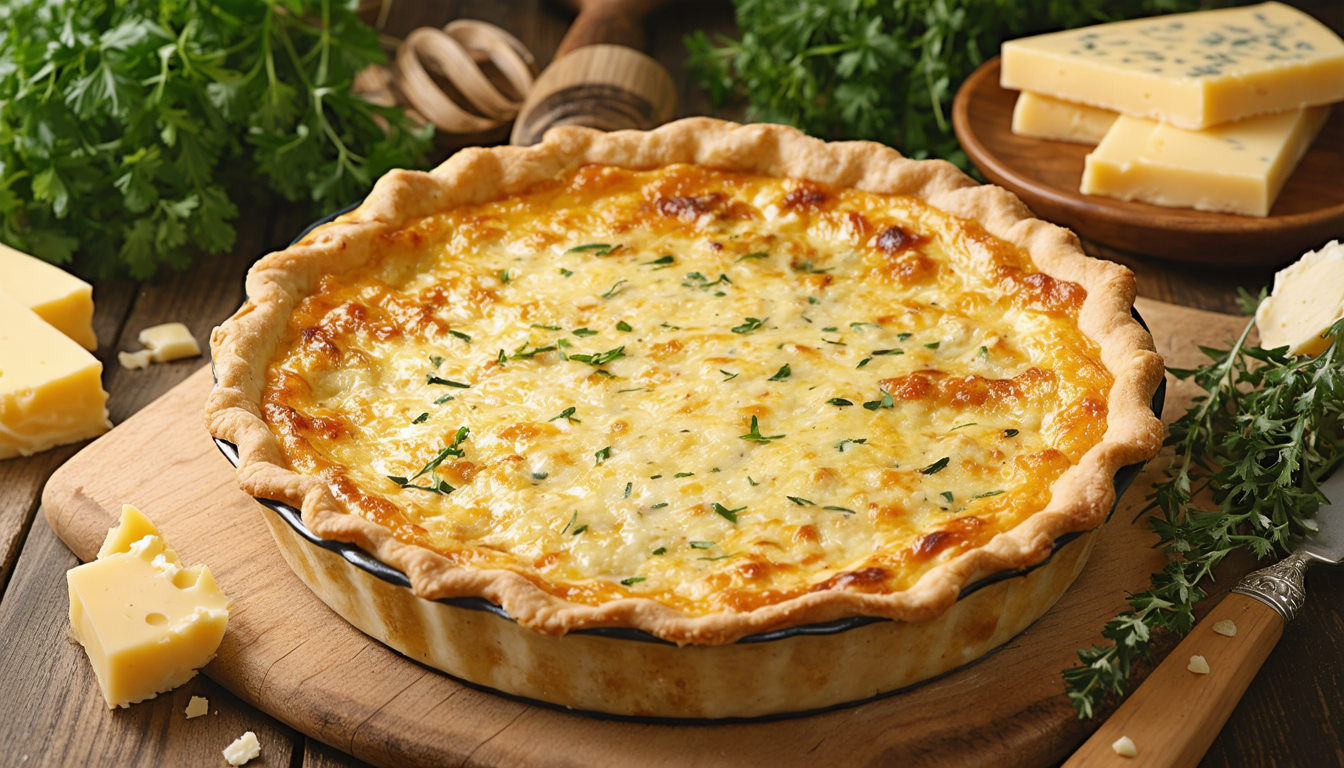 découvrez notre recette savoureuse de quiche au fromage à raclette, un délice fondant parfait pour régaler vos papilles en toute simplicité.