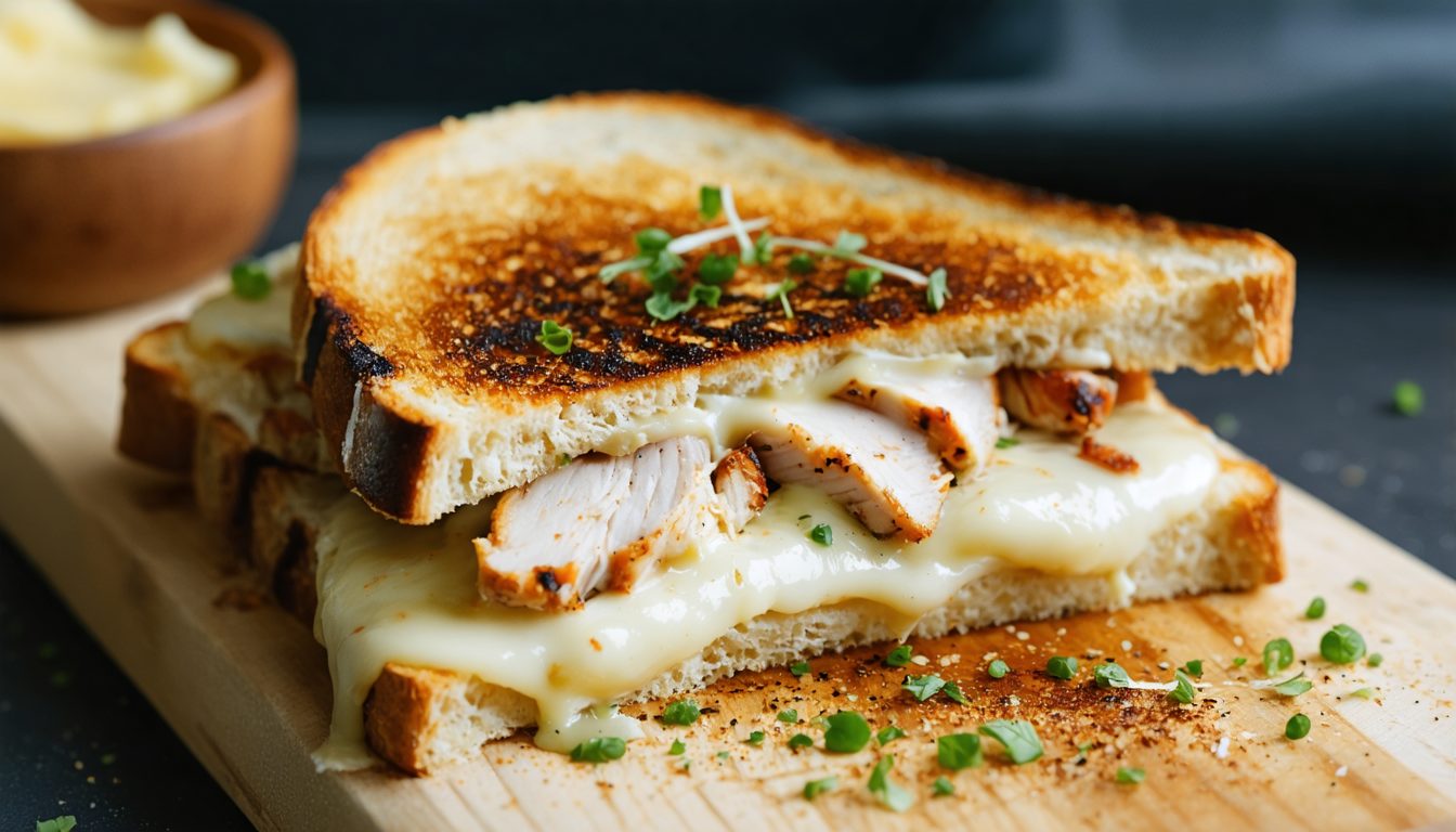 découvrez notre recette gourmande de croque-monsieur au poulet et fromage frais, une alliance fondante et savoureuse parfaite pour un repas réconfortant.