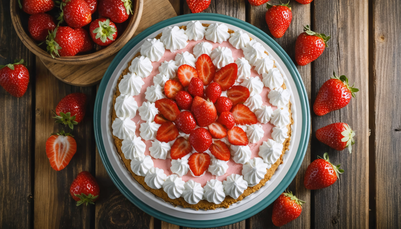 découvrez notre charlotte aérienne aux fraises, un délice frais alliant fraises juteuses et crème fouettée onctueuse pour un dessert léger et gourmand.