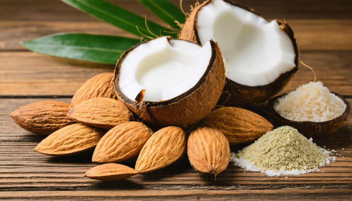 découvrez ce délice léger : un curry de poulet onctueux au lait de coco, rehaussé par le croquant des éclats d'amandes, pour une recette savoureuse et saine.
