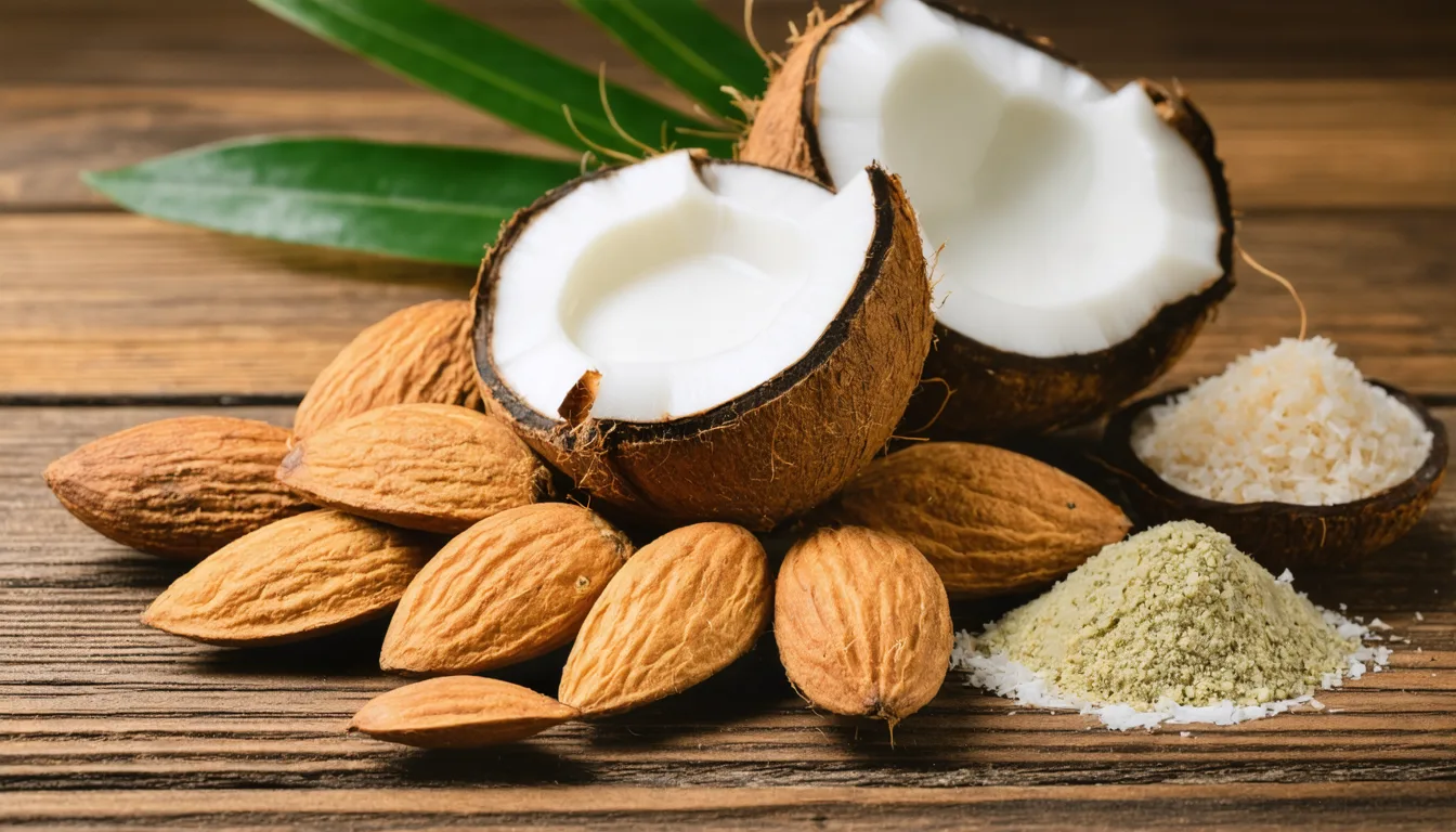 découvrez ce délice léger : un curry de poulet onctueux au lait de coco, rehaussé par le croquant des éclats d'amandes, pour une recette savoureuse et saine.