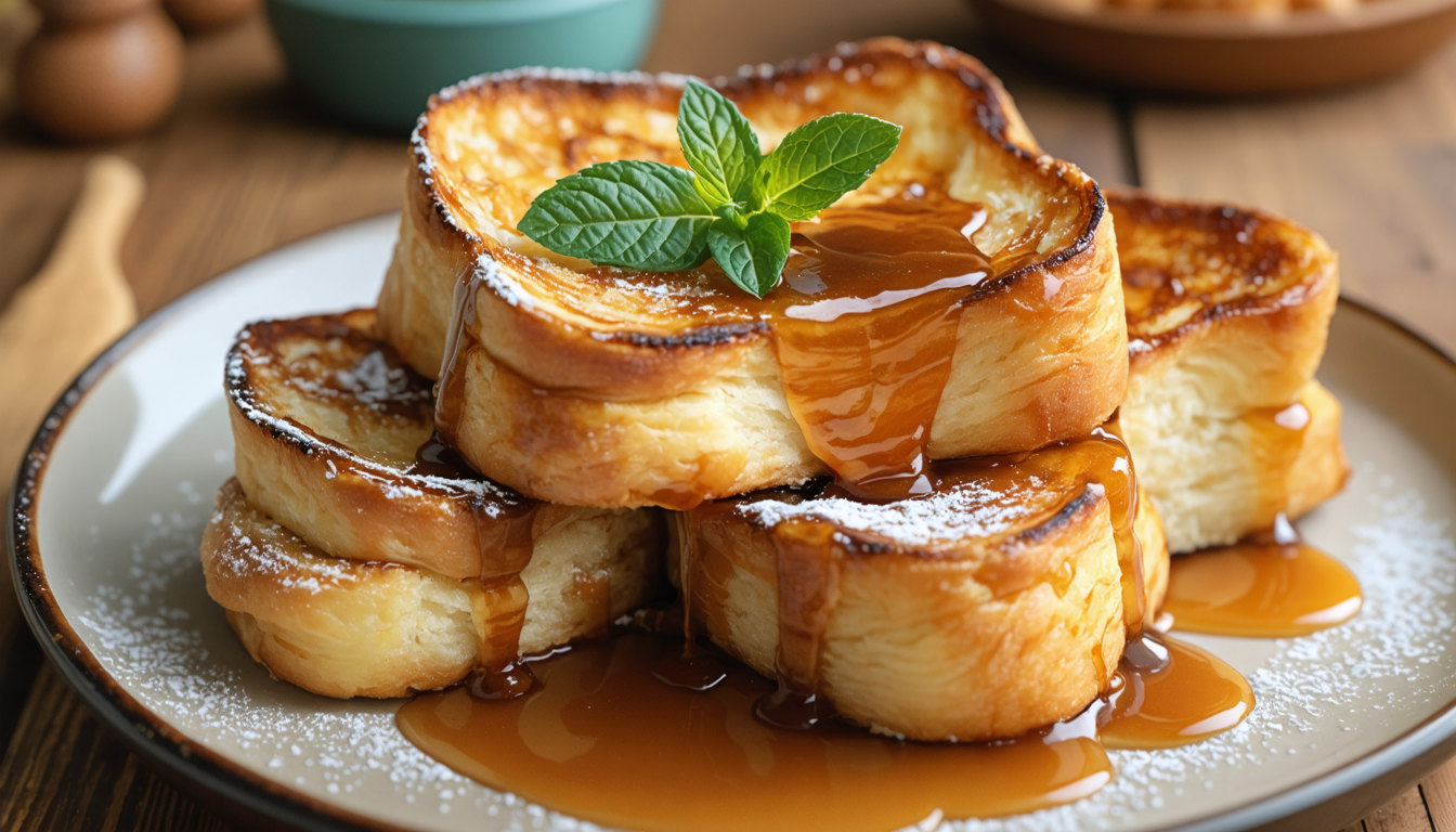 découvrez notre recette simple et rapide de brioche perdue au caramel, un dessert gourmand et irrésistible qui séduira vos papilles à coup sûr.