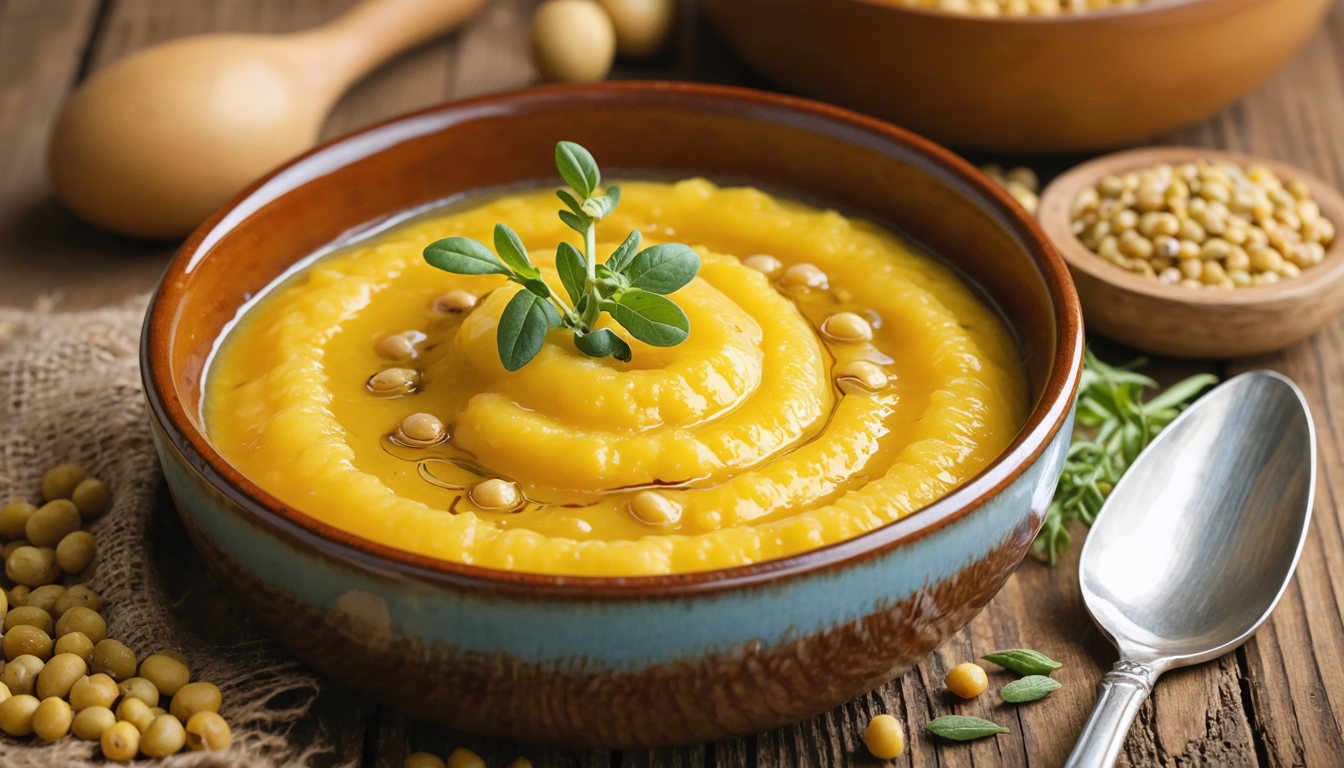 découvrez notre recette simple et gourmande de purée de pois cassés, parfaite pour un repas sain et savoureux. facile à préparer, elle ravira vos papilles à coup sûr !