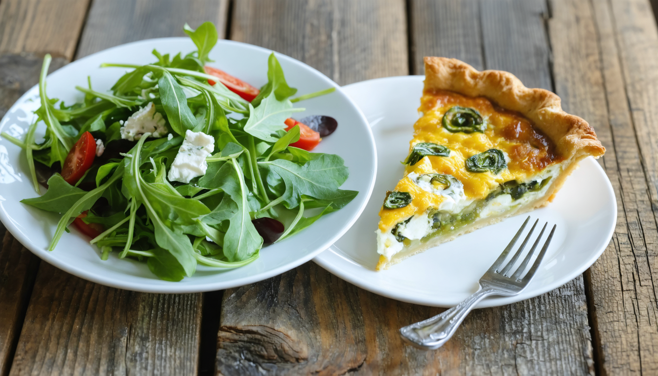 découvrez notre recette gourmande de quiche aux poireaux et fromage de chèvre, une délicieuse harmonie de saveurs à déguster en toute simplicité.