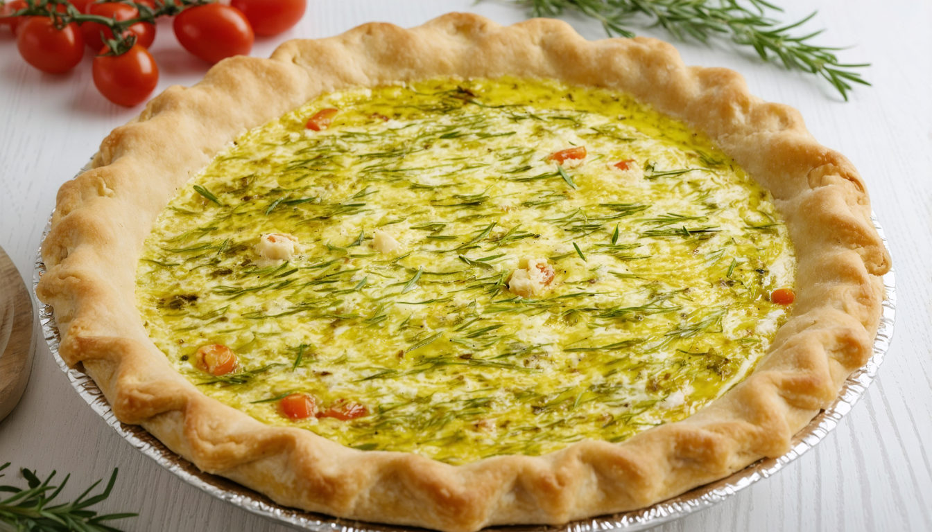 découvrez notre recette de quiche légère aux saveurs marines et herbacées, parfaite pour un repas savoureux et équilibré.