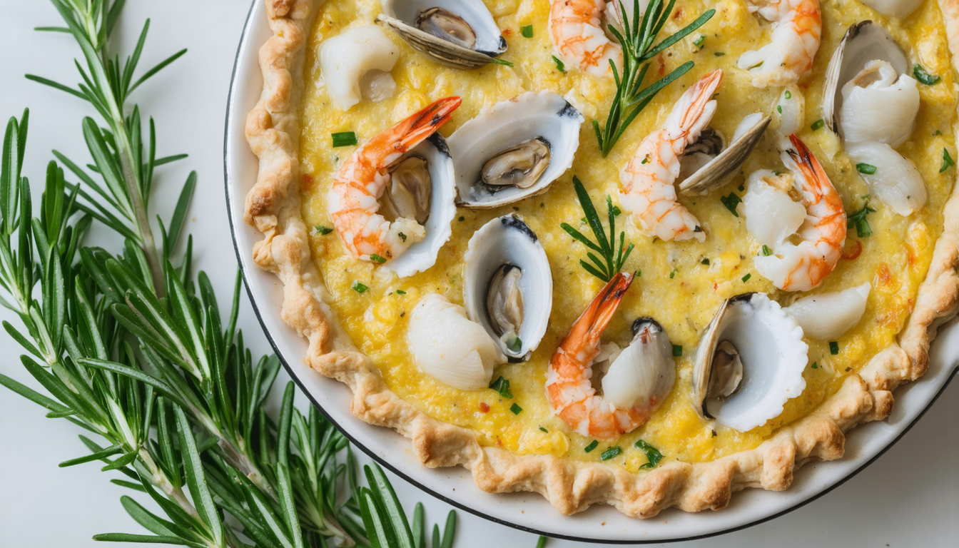 découvrez notre recette de quiche légère alliant saveurs marines fraîches et délicates notes herbacées pour un repas savoureux et équilibré.