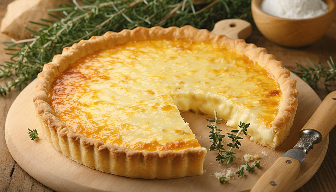 découvrez notre délicieuse recette de la tarte fondante au mont d’or, parfaite pour un repas gourmand et réconfortant.