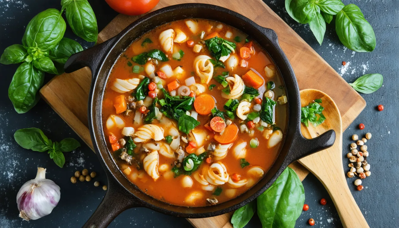 découvrez notre délicieuse recette de minestrone aux légumes d’hiver, un bol réconfortant et vitaminé parfait pour se réchauffer tout en faisant le plein de saveurs et de bienfaits.