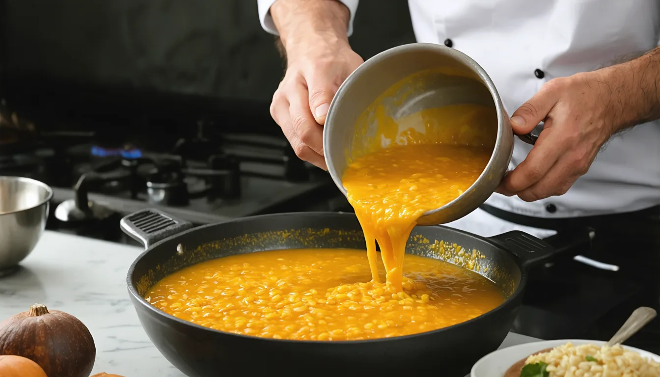 découvrez une délicieuse recette de soupe aux lentilles corail, courge onctueuse et chèvre fondant, parfaite pour réchauffer vos repas avec des saveurs riches et équilibrées.