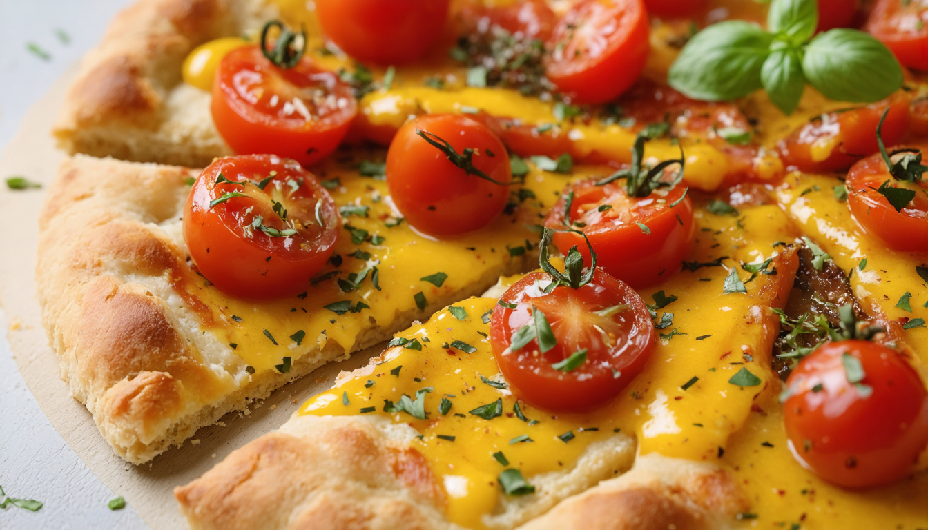 découvrez une recette simple et savoureuse de tarte aux tomates cerises et moutarde, parfaite pour un repas léger et gourmand.