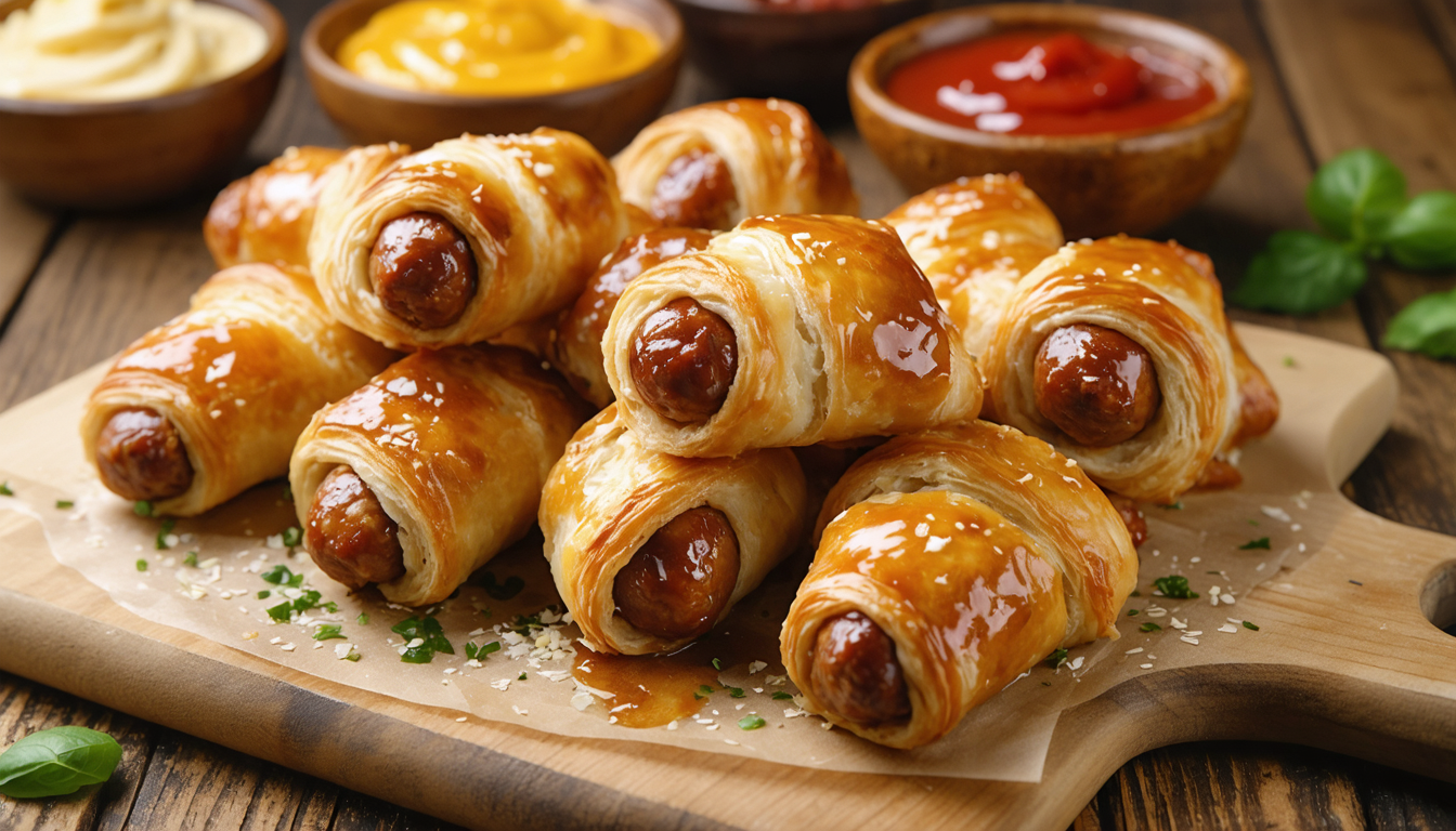 découvrez notre recette express de saucisses cocktail en pâte feuilletée, une préparation savoureuse et facile à réaliser pour un apéritif gourmand.