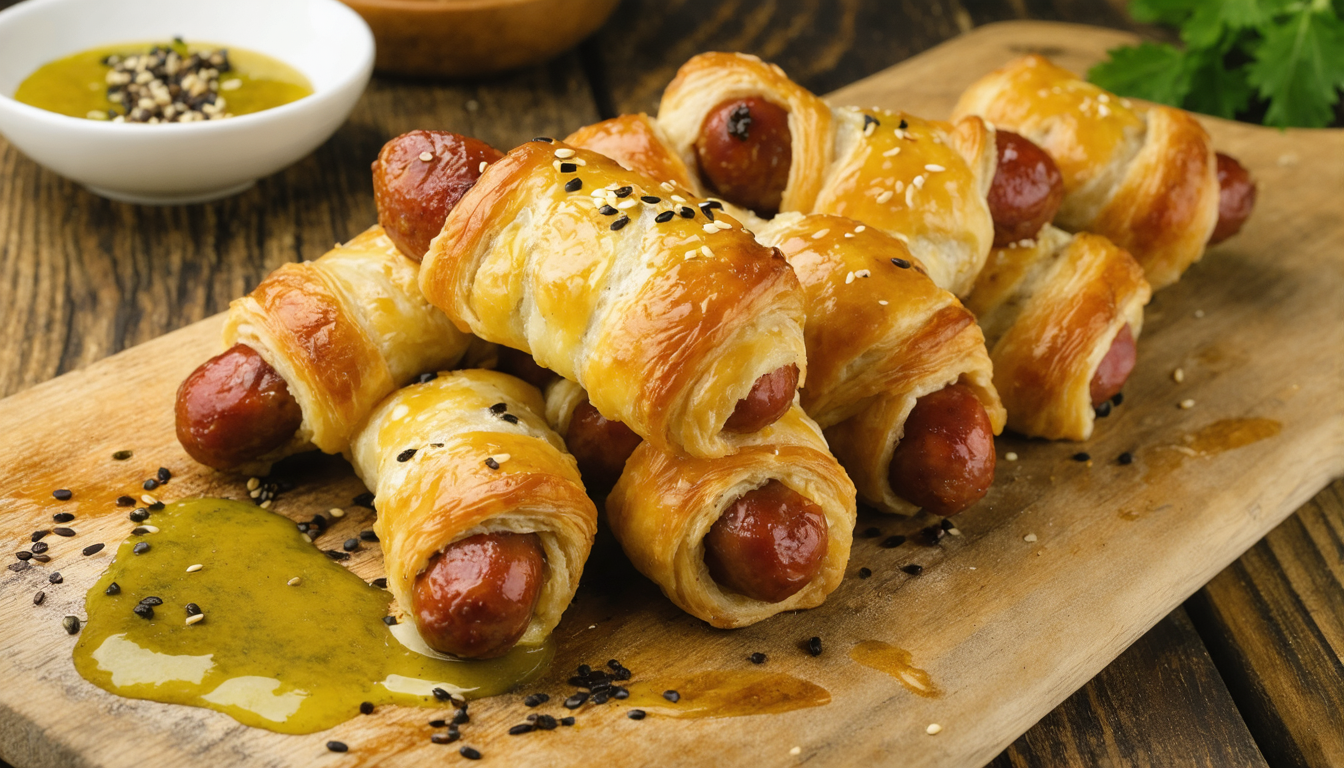 découvrez notre recette express de saucisses cocktail en pâte feuilletée, un apéritif savoureux et facile à préparer qui ravira vos invités.