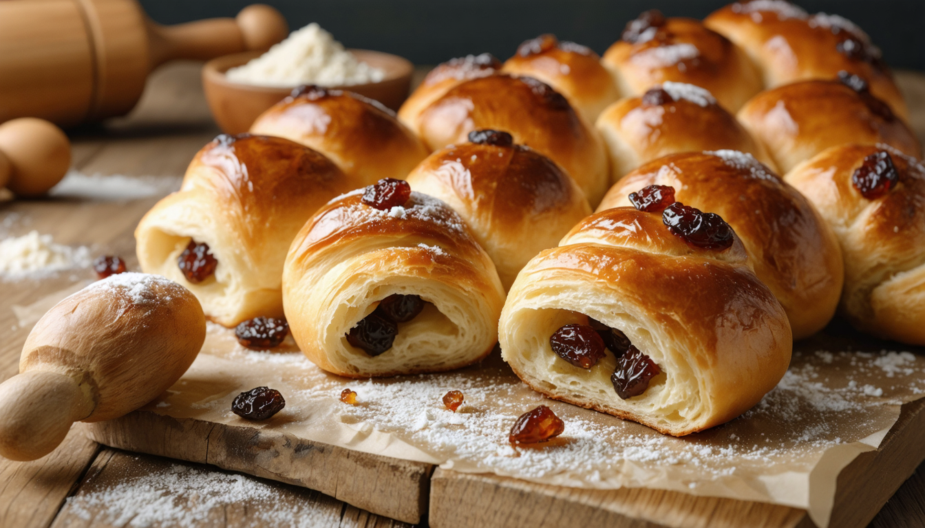 découvrez la recette simple et rapide des briochettes roulées aux raisins secs, parfaites pour un moment gourmand et léger à partager en famille ou entre amis.