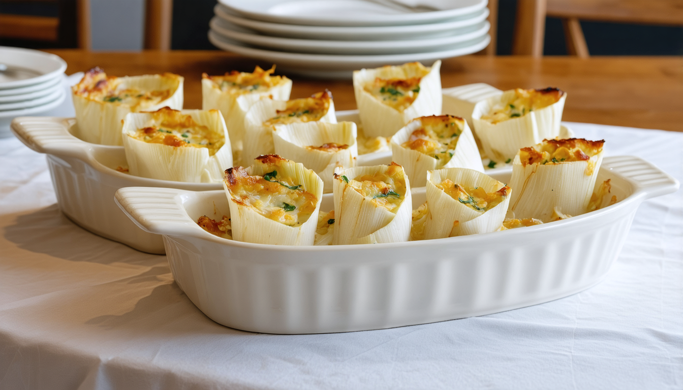 découvrez notre recette facile et savoureuse d'endives au jambon nappées de sauce béchamel crémeuse et gratinées à la perfection pour un plat réconfortant et gourmand.