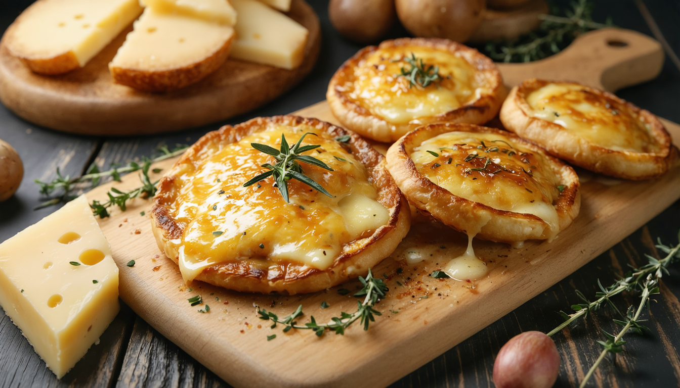 découvrez notre recette gourmande de galettes savoyardes au fromage à raclette, délicieuses et parfaites pour un repas convivial et réconfortant.
