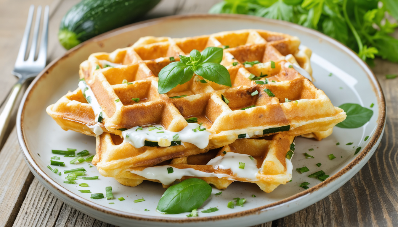 découvrez une recette simple et gourmande de gaufres aux courgettes et fromage frais, parfaites pour un repas savoureux et original.