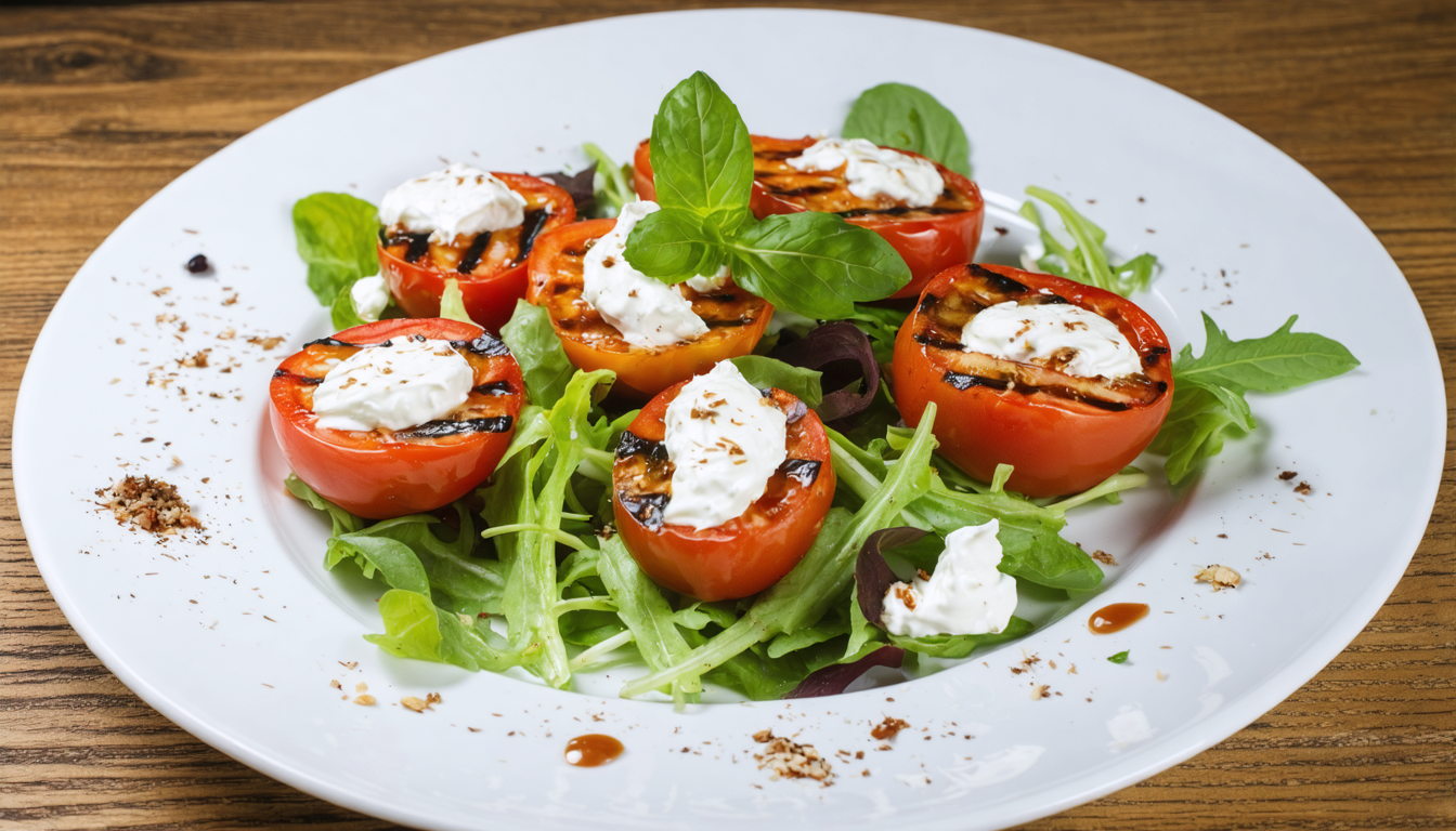 découvrez notre recette légère de tomates farcies au fromage frais et à la menthe, alliant fraîcheur et saveurs gourmandes pour un repas sain et savoureux.