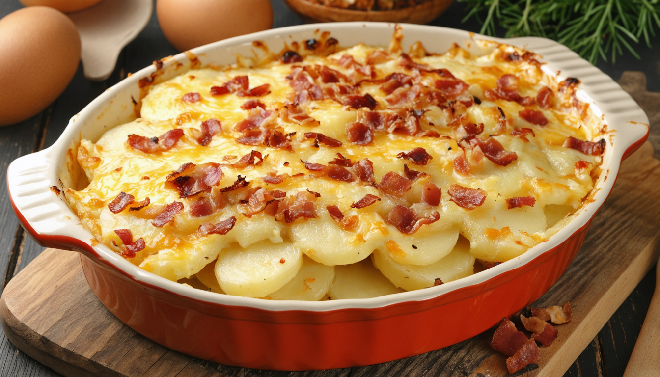 découvrez notre délicieux gratin de pommes de terre inspiré de la raclette, une recette incontournable pour un plat savoureux et réconfortant à partager en famille ou entre amis.