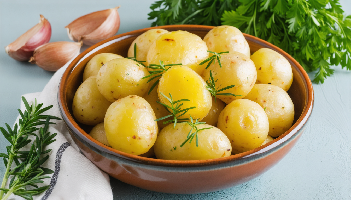 découvrez notre recette savoureuse de souris d'agneau confites au four, tendres à souhait, accompagnées de pommes de terre vapeur fondantes pour un repas gourmand et réconfortant.