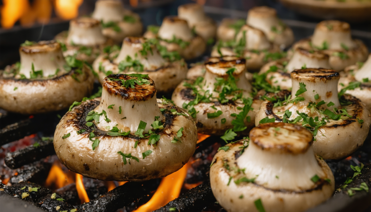 découvrez une recette simple et rapide de champignons de paris à la plancha, savoureuse et délicieuse, parfaite pour régaler toute la famille.