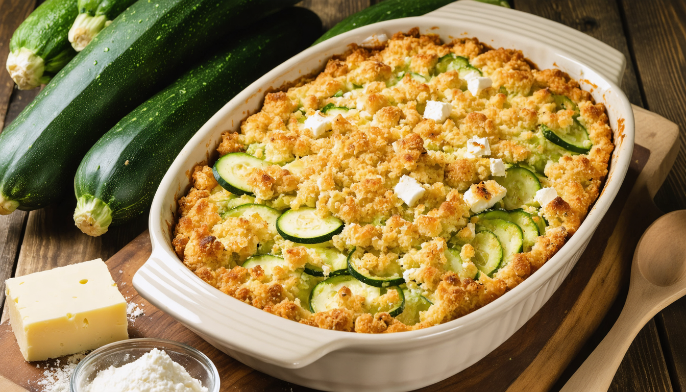 découvrez notre recette facile et gourmande de crumble courgette-feta, un plat savoureux à tester absolument pour régaler toute la famille.