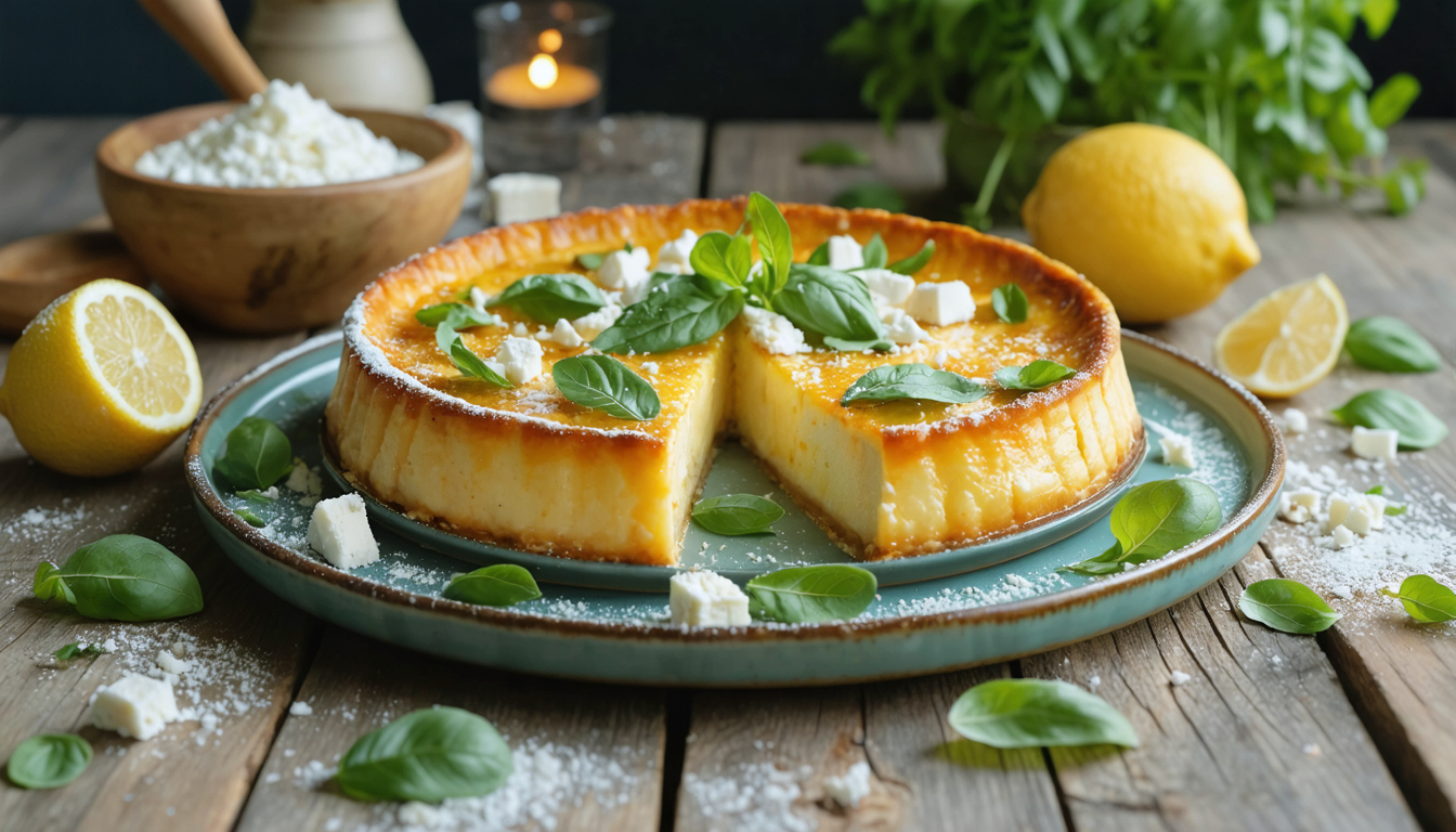 découvrez notre recette de flan léger à la roquette et feta, un plat frais et savoureux parfait pour une entrée ou un repas léger.