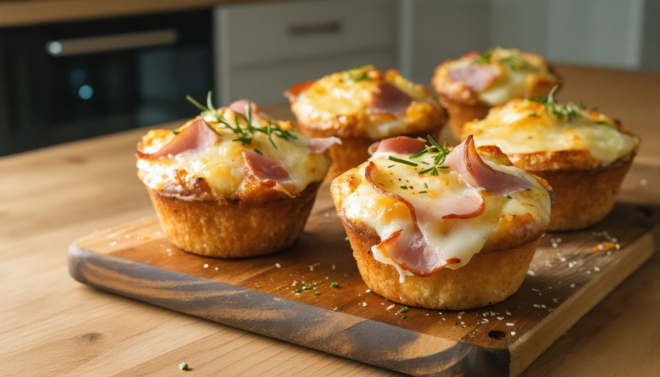 découvrez notre recette facile et savoureuse de muffins salés au jambon et fromage à raclette, parfaits pour un apéritif gourmand ou un repas rapide.