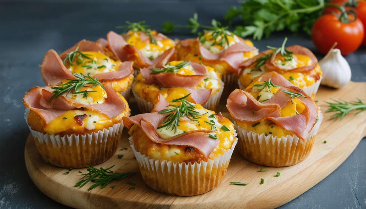 découvrez notre recette simple et gourmande de muffins salés au jambon et fromage à raclette, parfaits pour un apéritif ou un repas convivial.