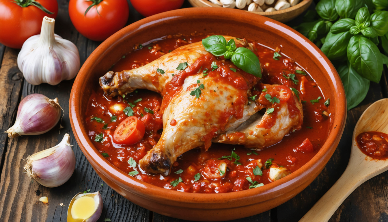 découvrez notre recette express de poulet en sauce tomate, un plat savoureux et facile à préparer qui ravira vos papilles à coup sûr.