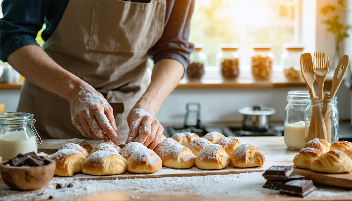 découvrez le plaisir de préparer vos pains au chocolat maison et transformez vos matinées en un moment gourmand et authentique. dites adieu au supermarché et savourez la fraîcheur du fait maison !